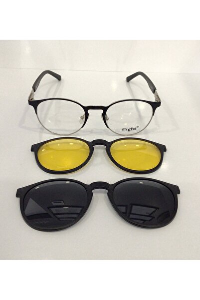 FLIGHT FL117 02 48 klipsli polarize &antifar gözlük