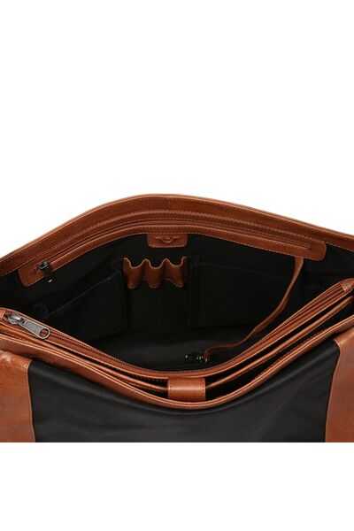 VOI Kožená taška cez rameno Dakota Filiz 36 cm