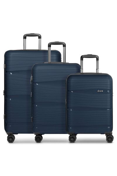 D&N Travel Line 4300-Plus 4 Rad Kofferset 3-teilig mit Dehnfalte