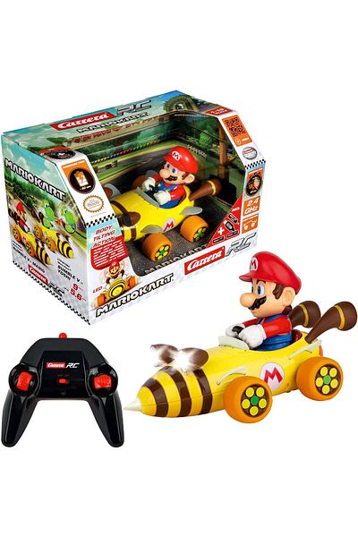Carrera Rc Mario Kart Bumble V | Turbo Mushroom | Luminous Lights | 2.4 Ghz | Age 6 | Racing