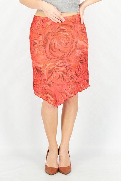 Motel Women Printed Midi Skirt, Rose