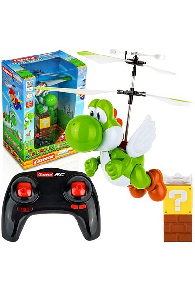 Carrera Super Mario™ Flying Yoshi Rc Helicopter | Remote Control | Batteries Included | Age 8 | Rc