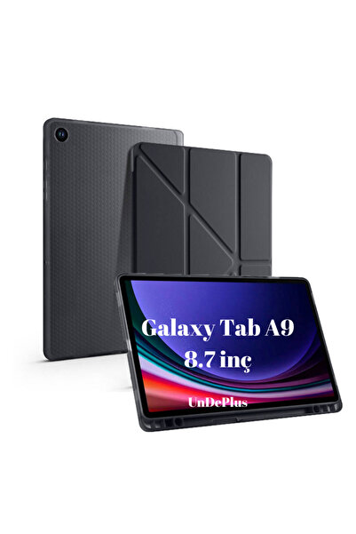 UnDePlus Galaxy Tab A9 8.7inç Uyumlu Kılıf Kalem Bölmeli Trifolding Case X110...