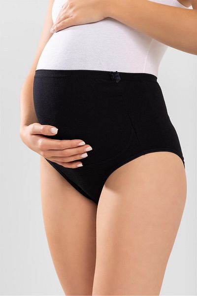 BAYKAR Γυναικεία Βαμβακερά Lycra Εσώρουχα εγκυμοσύνης Μαύρο