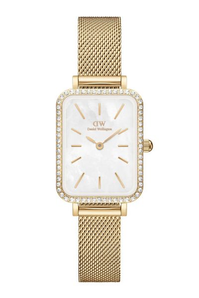 Daniel Wellington Petite Quadro Damenuhr Gold Dw00100668