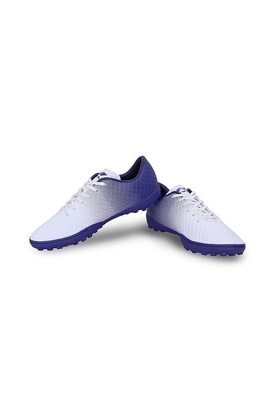 Nivia Oslar Football Turf Shoe | White/purple | Comfortable Football Shoe | Sports Footwear