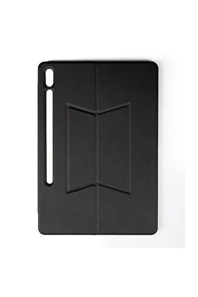 Fuchsia Galaxy Tab S10 Ultra Uyumlu 14.6 inç Fuchsia Savvy Kılıf Bluetooh Bağlantılı Standlı Klavyeli