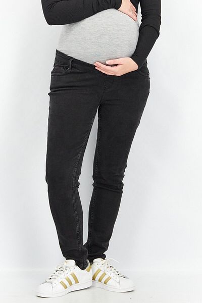 GEBE Maternity Regular Fit Denim Jeans, Black