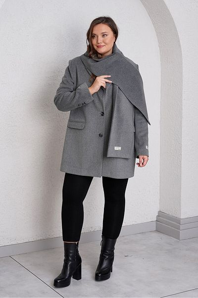 Büyük Moda Shald Detailed Bucket Blazer Jacket