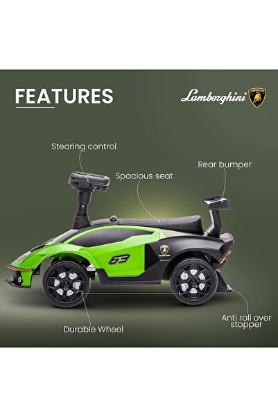 BAYBEE سيارة ركوب مرخصة من Essenza Push | سيارة أطفال للركوب | موسيقى وإضاءة | لعبة ممتعة للأطفال الصغار