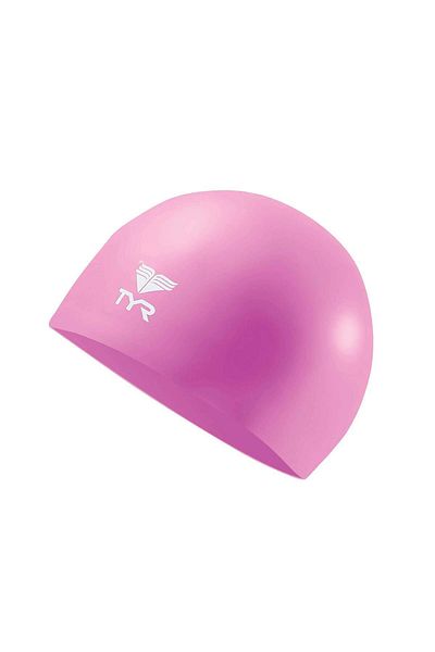 TYR Wrinkle Free Junior Silicone Cap | One Size | Swimming Cap | Kids Swim Gear