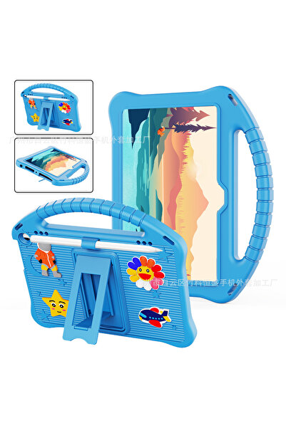 UnDePlus Apple Ipad 11.nesil A16 11inç/10.nesil 10.9inç Uyumlu Kılıf Sunflower Figürlü Standlı Çocuklar Için