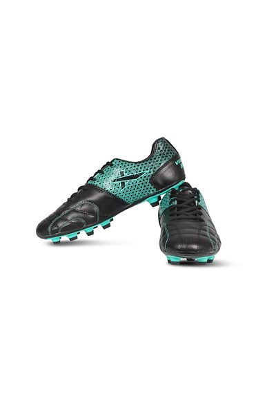 Nivia Vector X Breeze Soccer Shoes | Men’s | Black/sea Green | Eu 44 | Soccer Footwear