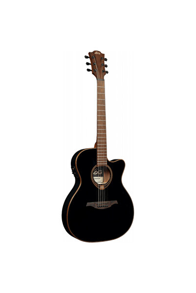 LAG T118asce-blk Tramontane Oditoryum İnce Kesim Siyah Elektro Akustik Gitar