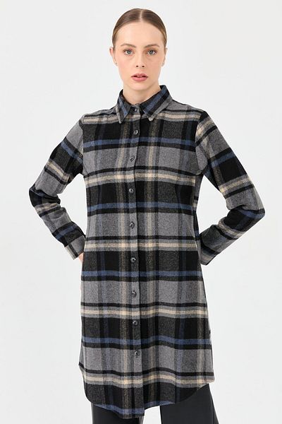 Esswaap Laci καρό μοτίβο Country Tunic