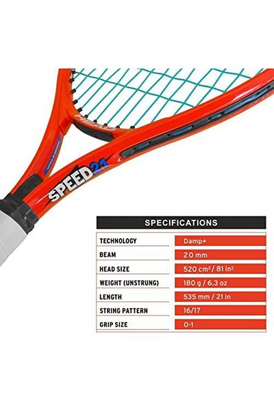 Head Speed 21 Junior Tennis Racquet | Lightweight | Perfect For Kids | Tennis Racket