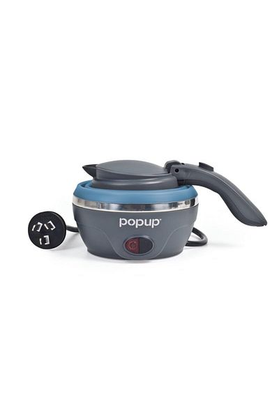 OZtrail Popup 240v Kettle | Blue | Compact Electric Kettle For Fast Boil | Home And Office Use