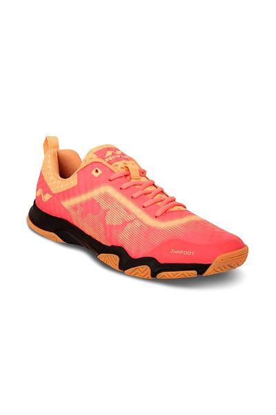 Nivia Powerstrike 2.0 Badminton Shoes | Peach | Non-marking Sports Shoes | Size Uk 6