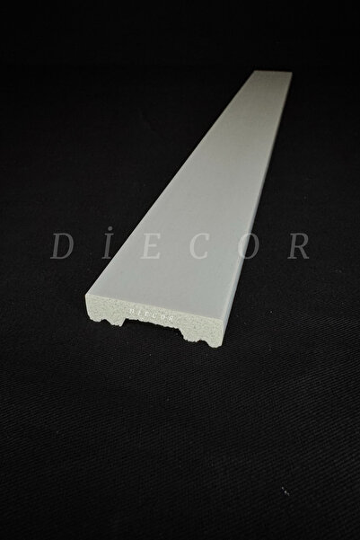 DİECOR Dekoratif Boyanabilir 1 Adet 4 cm Düz Polistren Duvar Çıtası