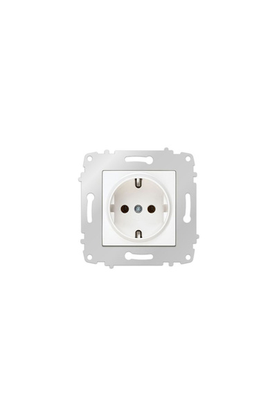 VİKO Viko Karre White (2 Pieces Soiled Socket and 1 Piece Double Frame)