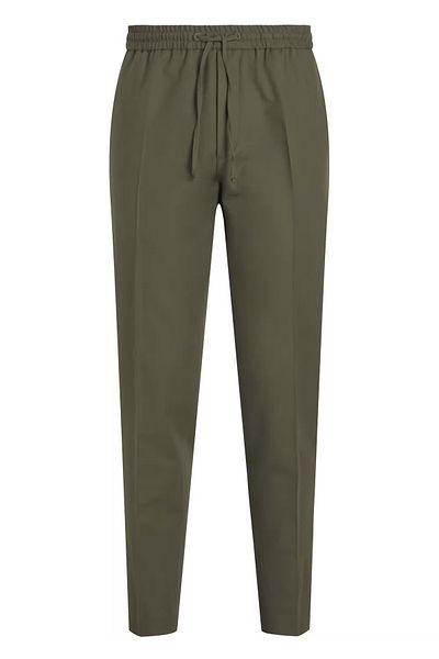 Calvin Klein Men's Lightweight Cotton Fabric Drawstring Jogger Gray Pants K10K 113934 -Pfv