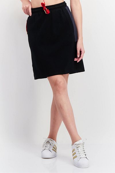 SKECHERS Women Brand Logo Pull On Mini Skirts, Black