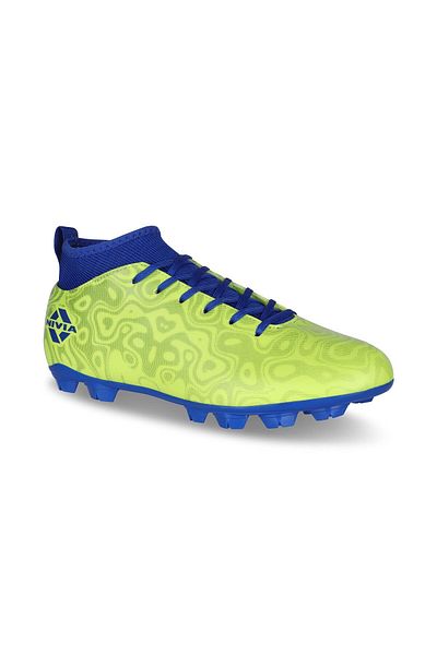 Nivia Pro Carbonite 5.0 Football Shoes | Sulphur Green | Uk 10 | Sports And Athletic Footwear