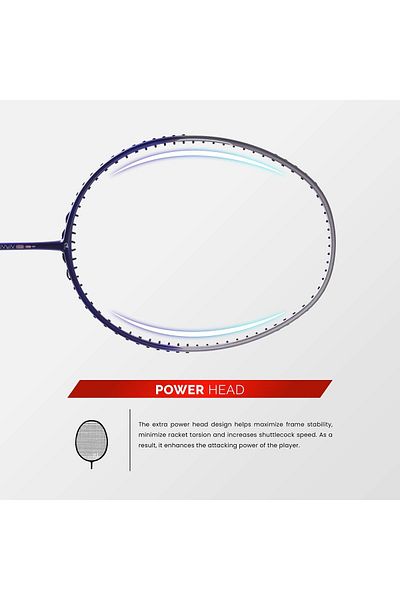 Apacs Nano Fusion Speed 722 Unstrung Badminton Racket | 76g | Ultra Light | Graphite | Full Cover