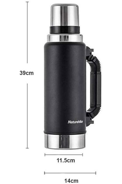 Naturehike Outdoor Vacuum Insulated Bottle | Q-9h | Black 2.2l | Travel Bottle | Insulated Water Bottle