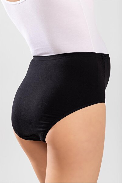 BAYKAR Chiloți De Maternitate De Maternitate De Damă Lycra Bumbac Negru