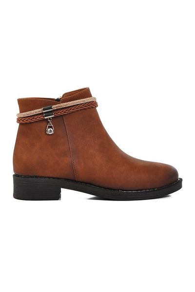 AYAKMOD 325098   Tan-Emerald Γυναικείες Μπότες