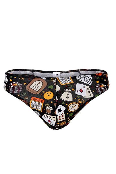 Doreanse Men's Modal Multicolor Printed Thong String 1248