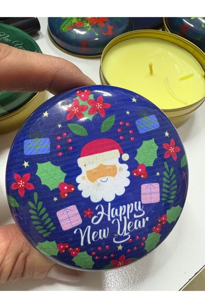 GALAXYBUTIQUE Yeni Yıl Kapaklı Mum