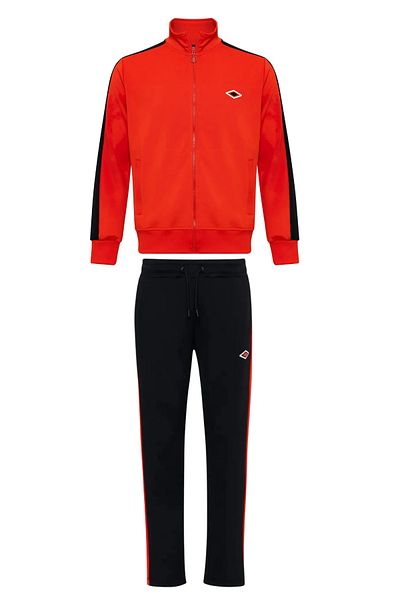 UMBRO View Jacket Stand Collar Red Men's Tracksuit Set Fc-0203