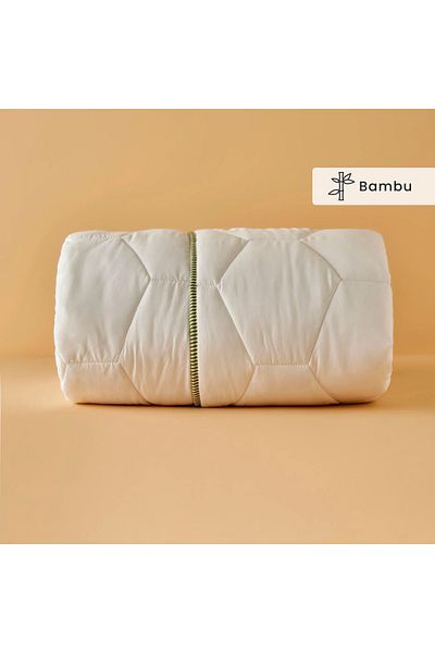 Bella Maison Bamboo Quilt Double White (195X215 cm)