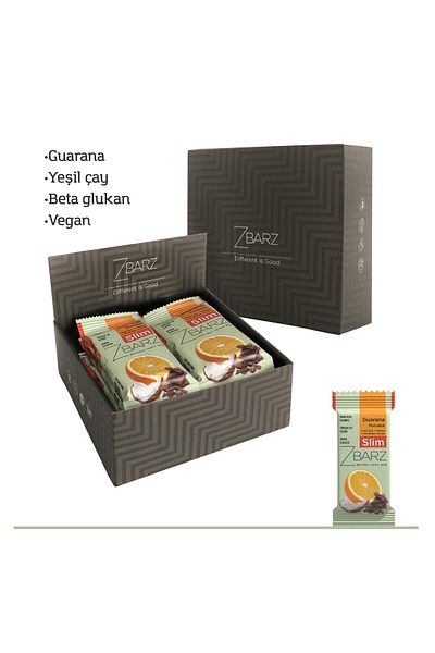 Zbarz Slim Guarana Orange Bar 35 g (12 Pcs)