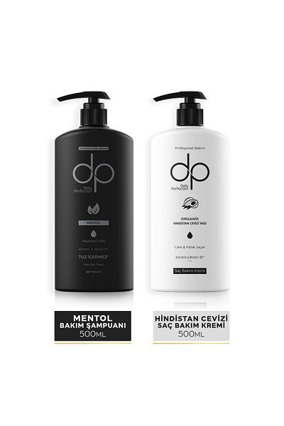 DP Menthol 500 ml Shampoo and Conditioner - Coconut Oil
