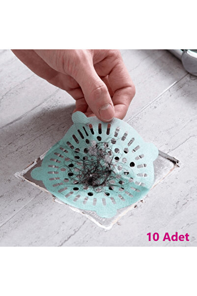 Yenimiyeni Yapışkan Banyo Gideri Koruyucu 10 Adet