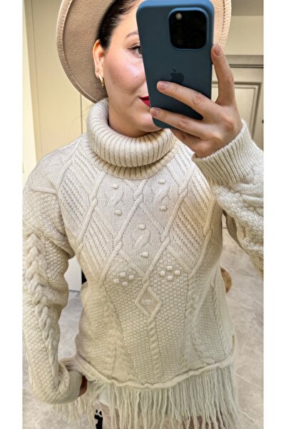 Zilolafashionhouse Tassel Detailed Sweater