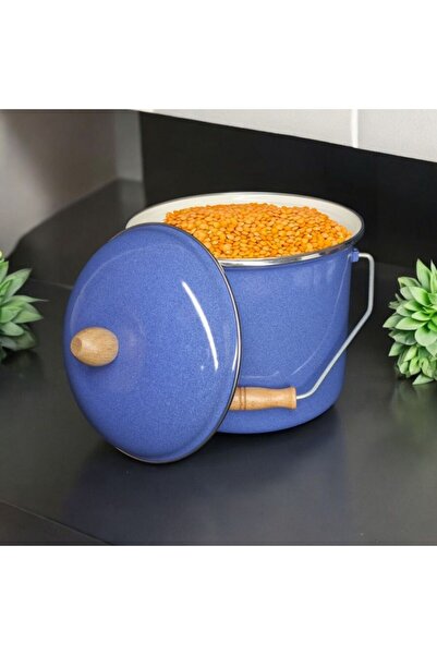 AKBELLİ GROUP Enameled Yogurt Pot Enameled Bakraç 20cm 5lt