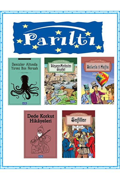 Parıltı Yayınları -HEDİYELİ- PARILTI BEYAZ DİŞ 5 KİTAP DÜNYA KLASİKLERİ SETİ ...