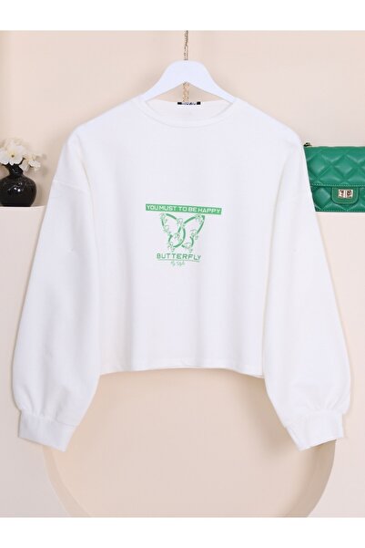 Modamorfo Green Printed Piece Skirt and Belted Set