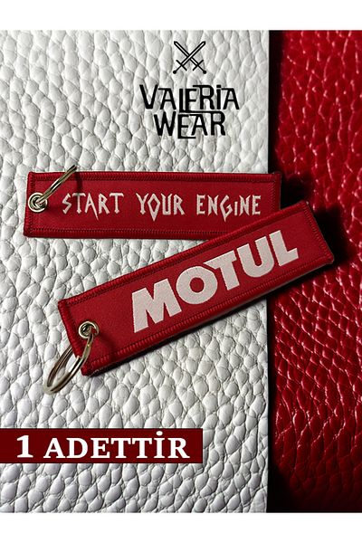 Vwear Motul Keychain - Start Your Engine Gift Keychain
