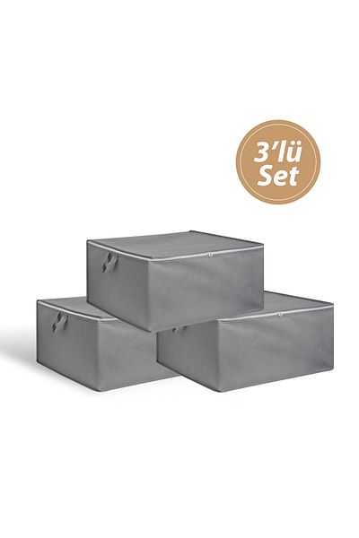 Nondress Small Size Gray Scrap 3 Pieces 30X20X20Cm
