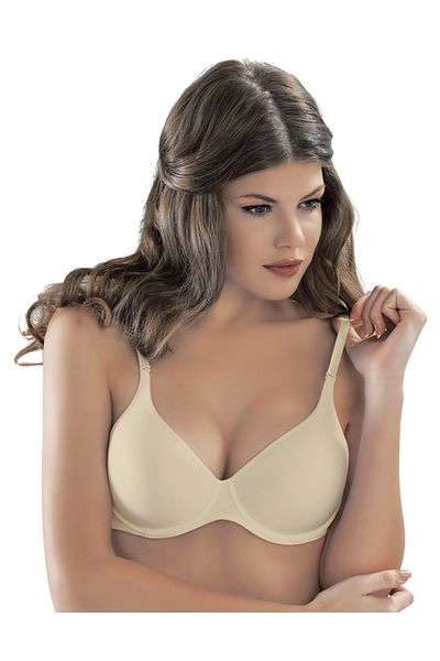 Le Jardin Γυναικείο Μπεζ Soft Cup Basic Bra Unsupported σουτιέν