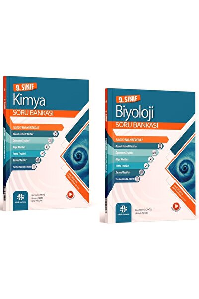 Bilgi Sarmal Yayınları Bilgi Sarmal 9. Sınıf Kimya + Biyoloji Soru Bankası Seti