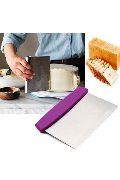 QNİAY Spatula Dough Scraper Pastry Cake Making Practical Cutter