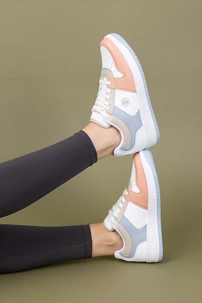 Getcho Pantofi sport alb pudra pentru femei Morta