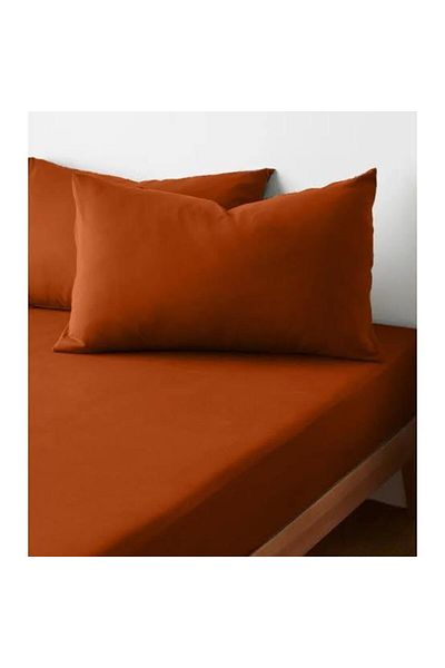 Clasy Single 100% Cotton Ranforce Fitted Sheet 1 Pillow Case 100 X 200
