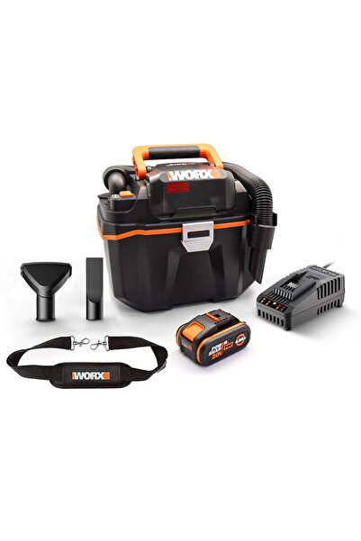WORX WX031 20Volt 4.0Ah. 200W/16Kpa Li-ion Kömürsüz Flexi Esnek Hortumlu Prof...